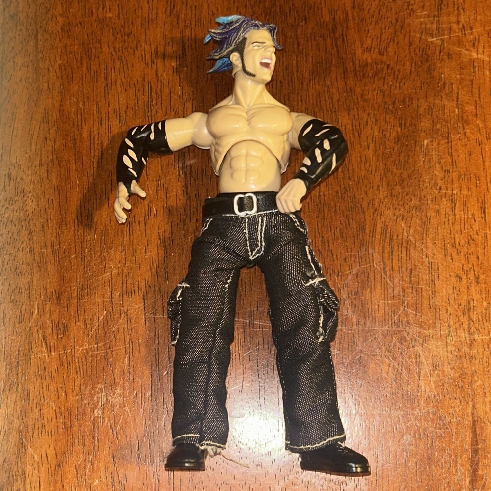 Jeff Hardy WWE Jakks Finishing Moves Wrestling Figure WWF 2000 Boyz Boys